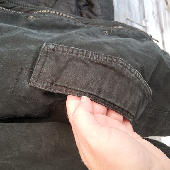 Levi's Black Jacket with Gray Hood Size XL - Picture 14 of 16